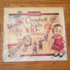 Campbell's Kids 100th Birthday Calendar NEW never opened
